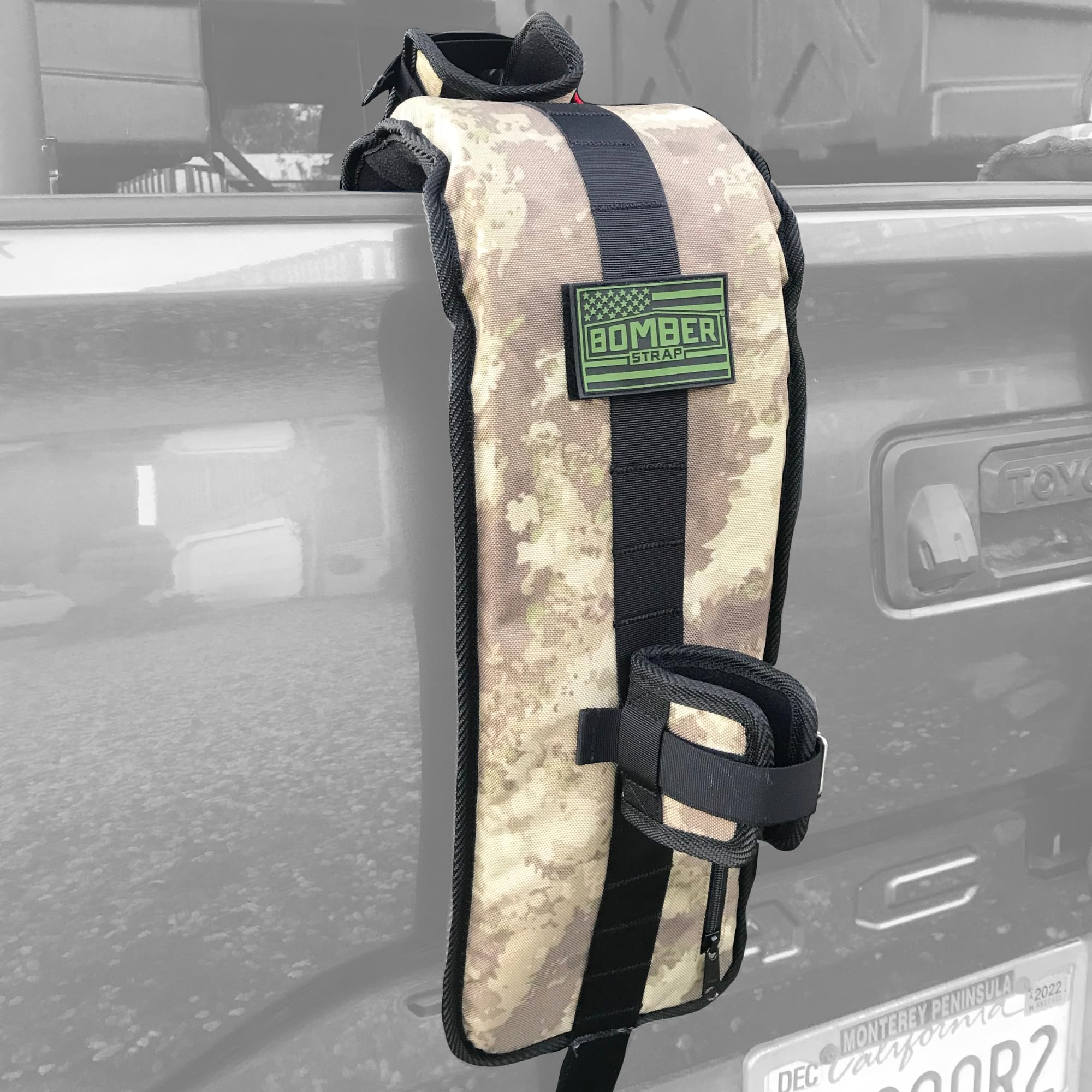 Bomber Strap Tailgate Bike Cover Mountain Bike Truck Luggage Rack Fits All Bikes Single Bike Mount Strap