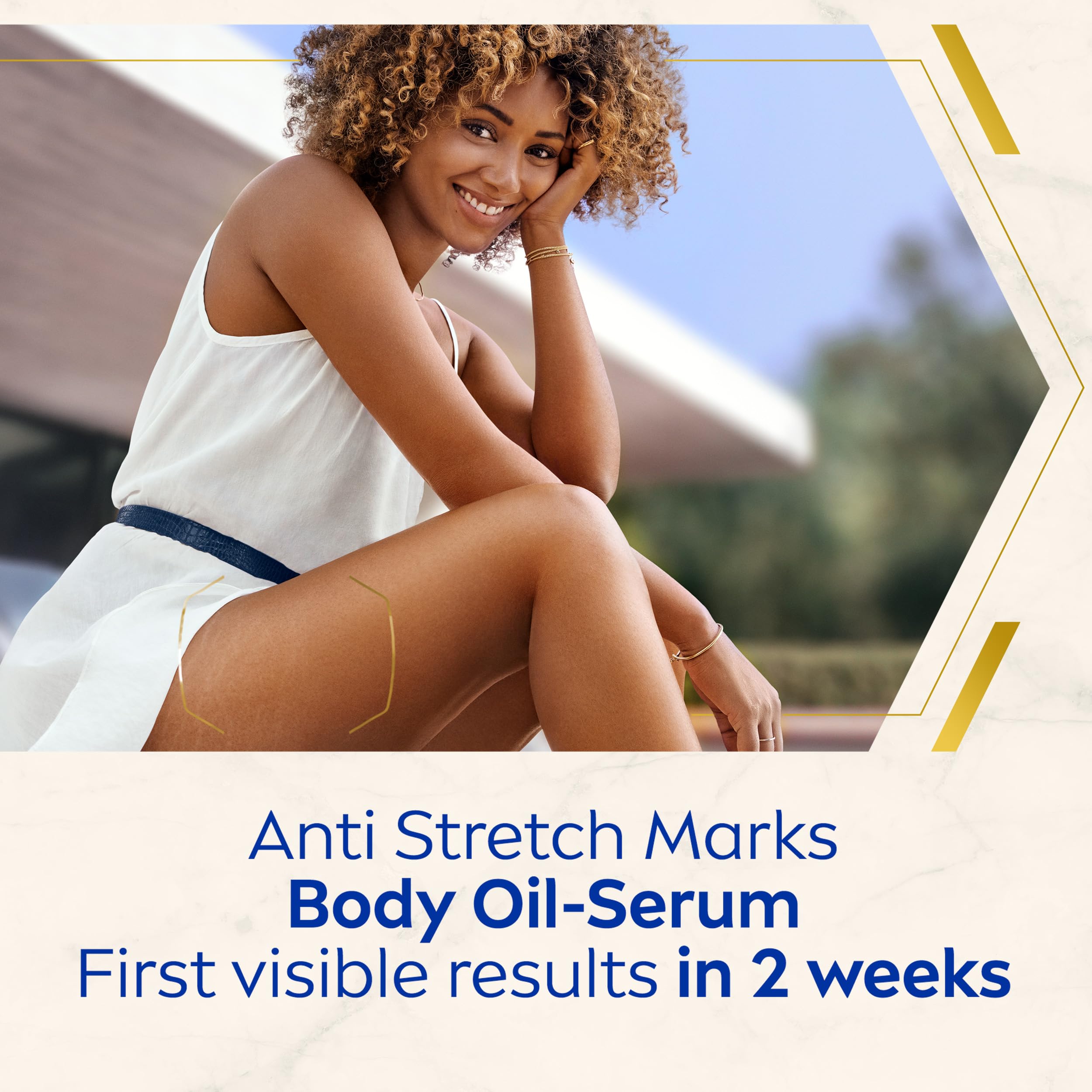 NIVEA Luminous 630 Body Oil Serum Anti Stretch Marks (100ml) - Image 2