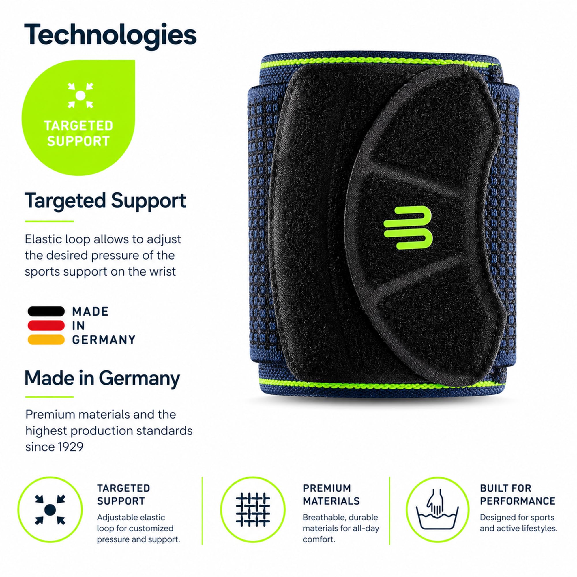 BAUERFEIND Sportbandage - Muñeca Hombre