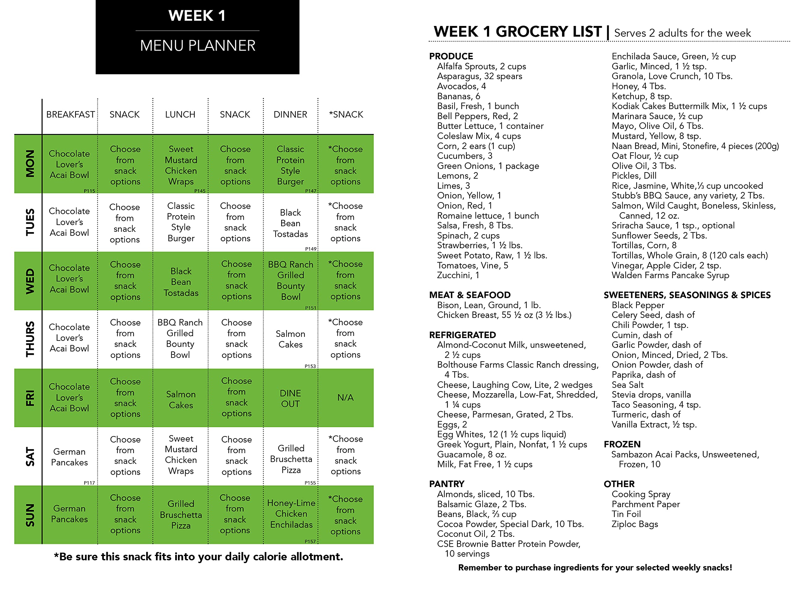 Clean Simple Eats Summer Meal Plan and Exercise Guide