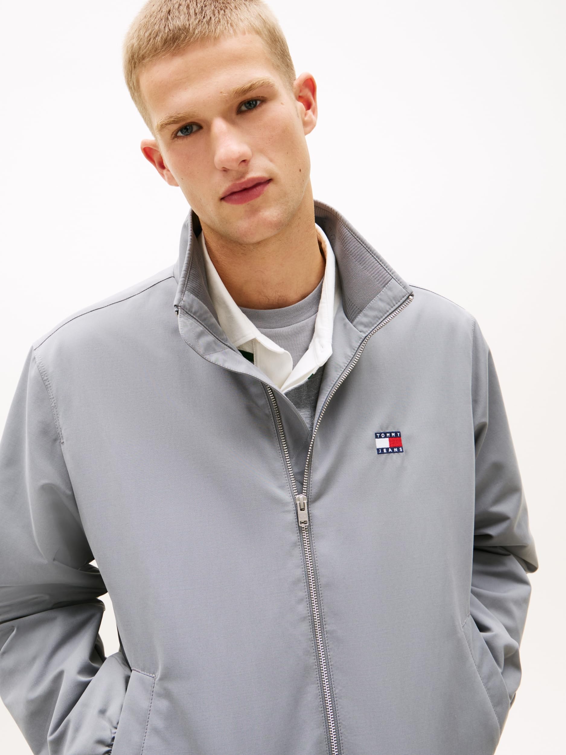 Tommy Jeans Herren Windbreaker Jacke mit Stretch-Bündchen und -Saum – Bild 3
