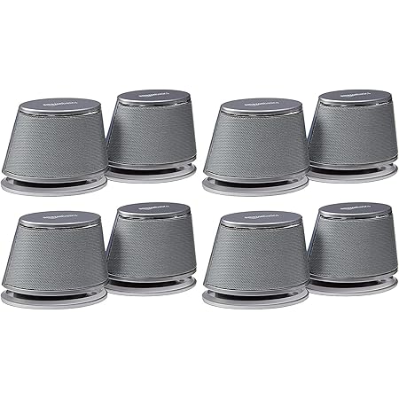 Amazon Co Jp Amazonベーシック ダイナミックサウンドスピーカー Usb接続 Pc コンピュータ ブラック 4セット パソコン 周辺機器