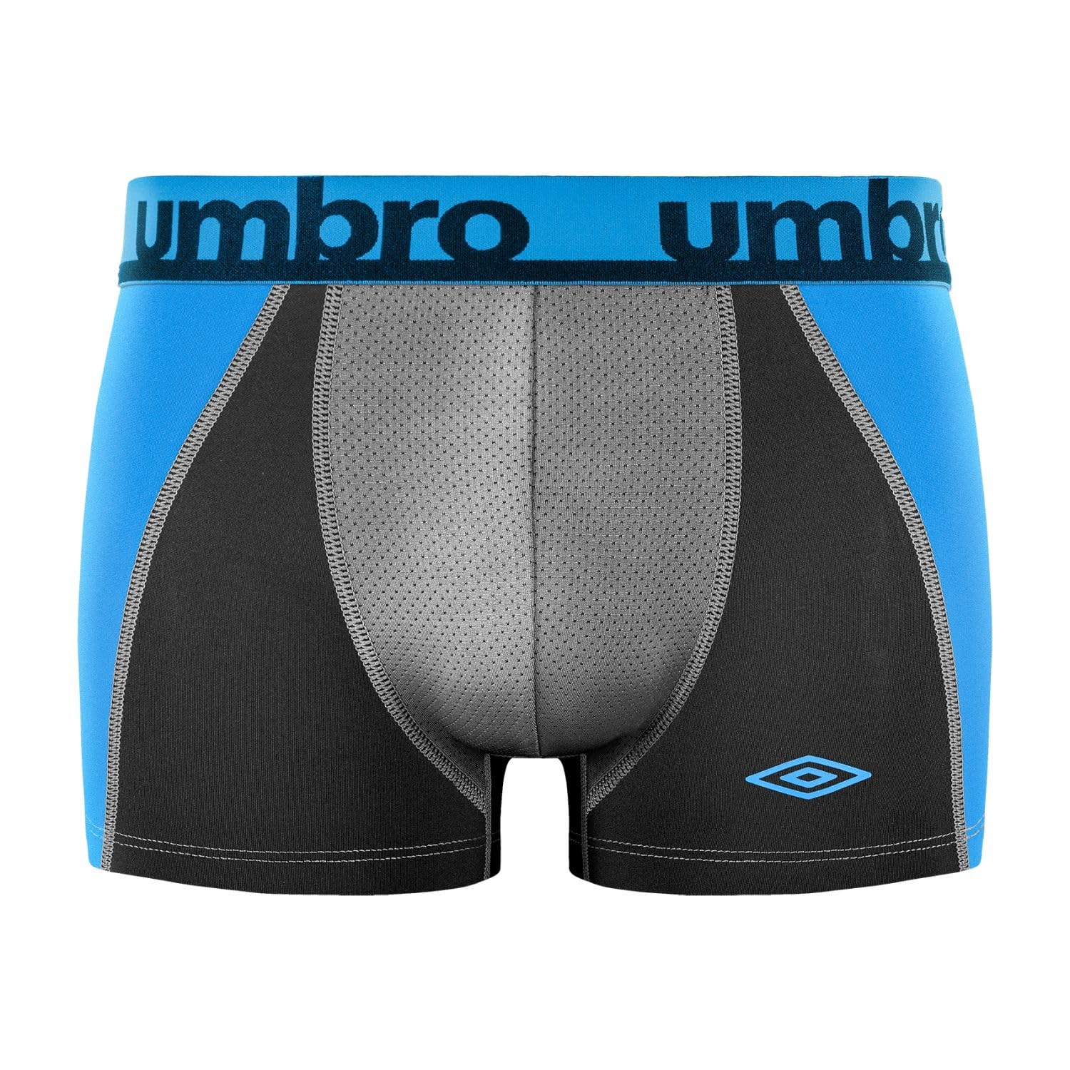 Umbro Boxer Homme Anti-Transpirant, Calecon Homme, Multi-Sport, Respirant (Lot de 6)