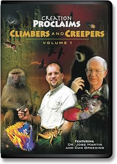 Creation Proclaims Vol.1 Climbers and Creepers Creationism vs Evolution Answers Animals-Plants-Wildlife-Gibbons-Baboon-Aye Aye- Hissing Cockroaches-Nudibranch-New Zealand's Wonder Weta-Biology-God's Power-Biblical-Intelligent Design-Mystery-Evolution