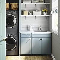 Vista 2 de KOHLER K-22035-VS Simplice Laundry Sink Faucet, Single Handle Pull-Out, 2-Function Spray Head, 3-Hole Install, Utility Sink Faucet in Vibrant