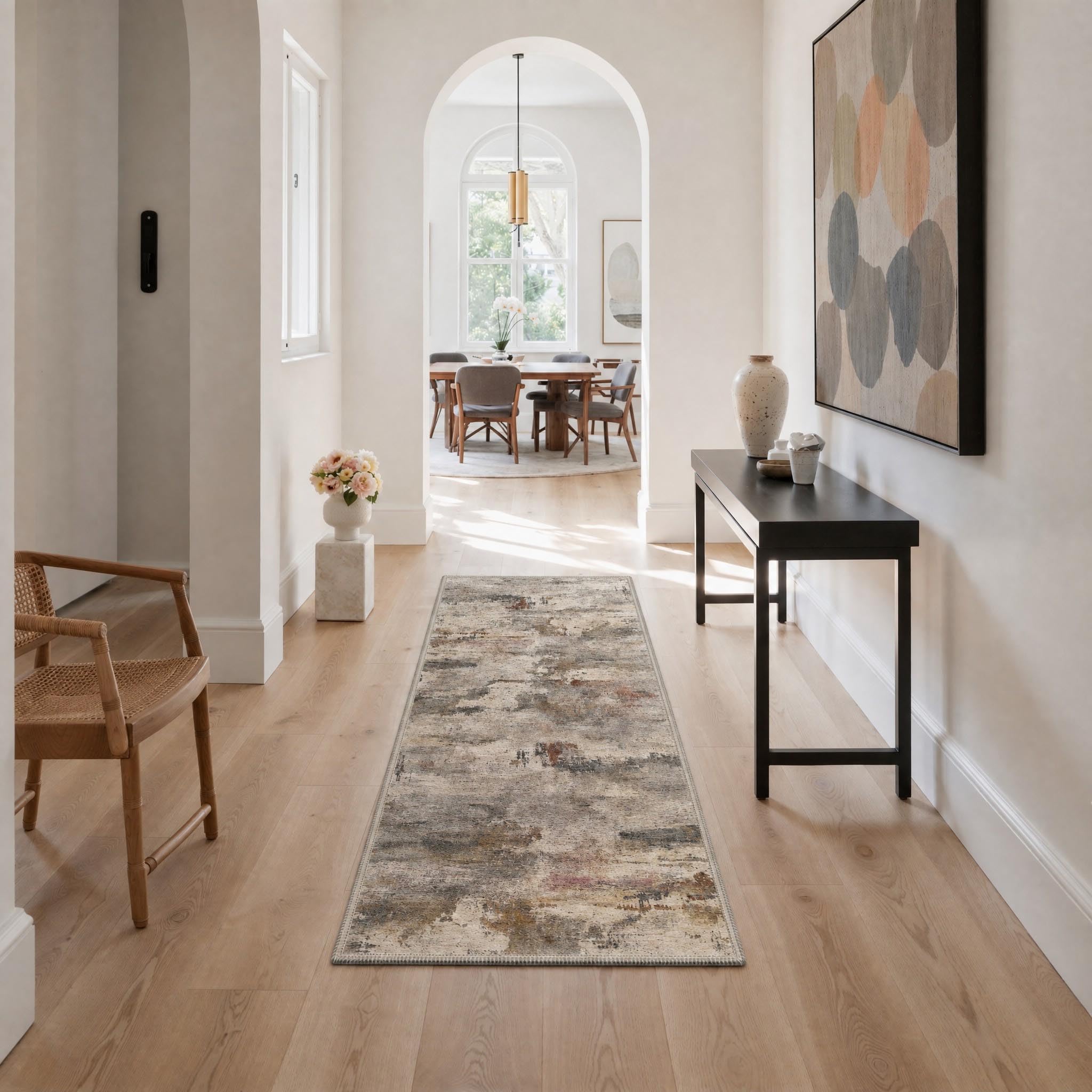 BEIMO 2X5 Washable Runner Rug for Kitchen, Modern Abstract Soft Non Slip