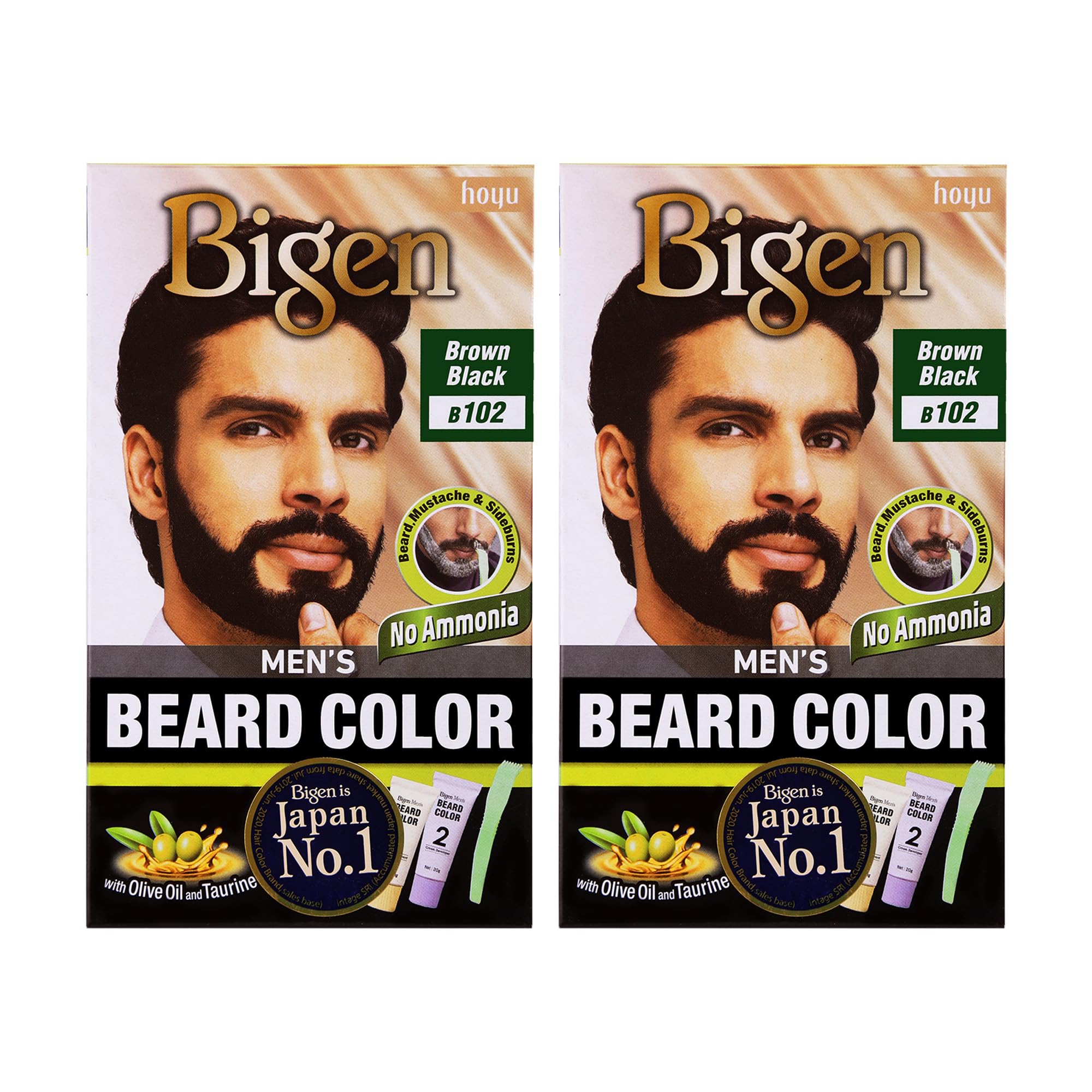 Bigen Men's Beard Color-B102 (Pack of 2)-picture-53