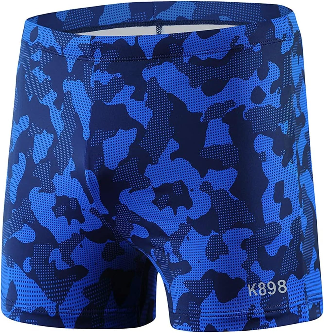 KGKEMens-Swim-Jammers Athletic-Swimwear Quick-Dry-Shorts Durable-Team-Swimsuits - Drawstring Competition Swimming UPF50+