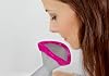 Premium Inhaler with Two Soft Attachments Grey