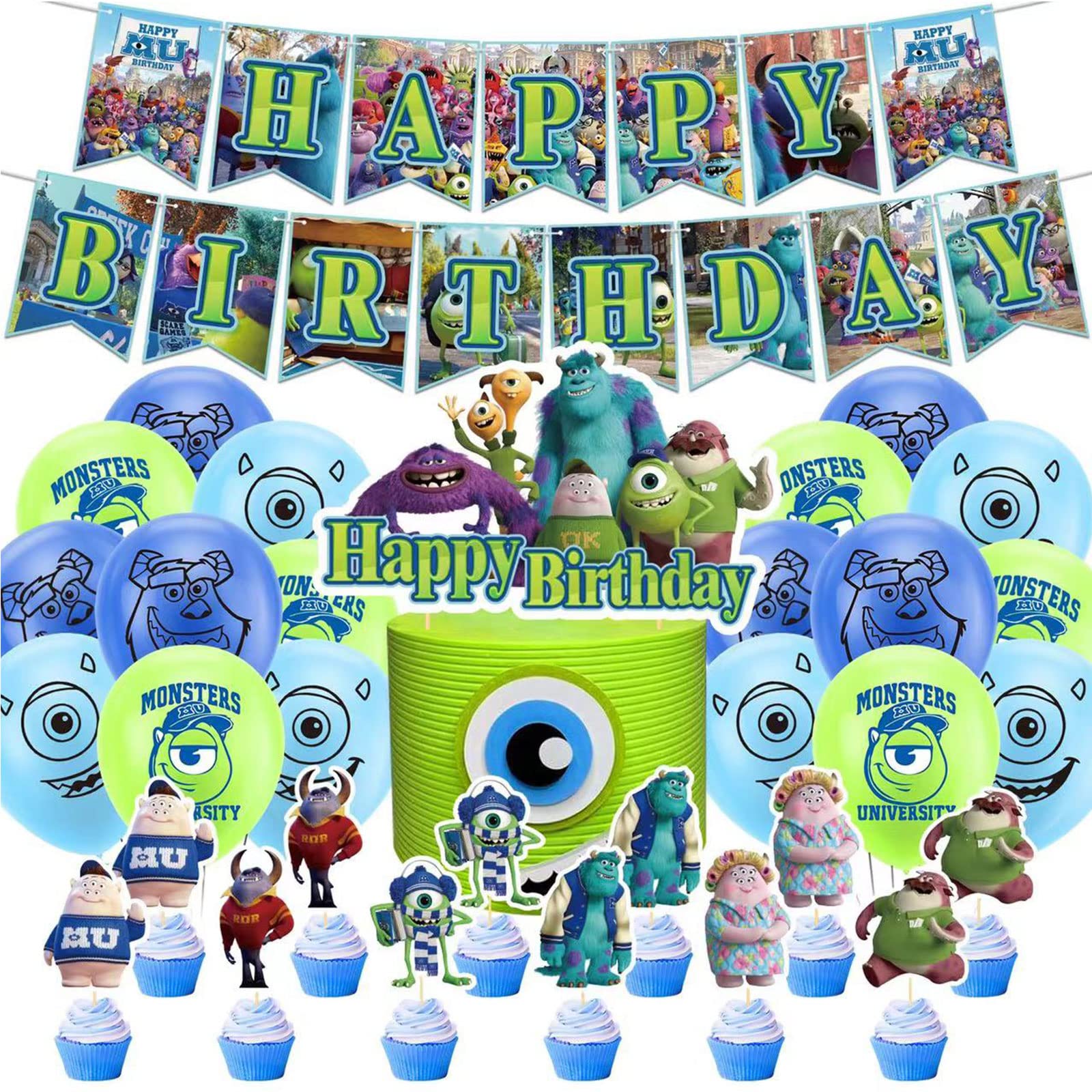 Buy Monsters Inc Birthday Party Supplies Monsters Inc Party Decorations