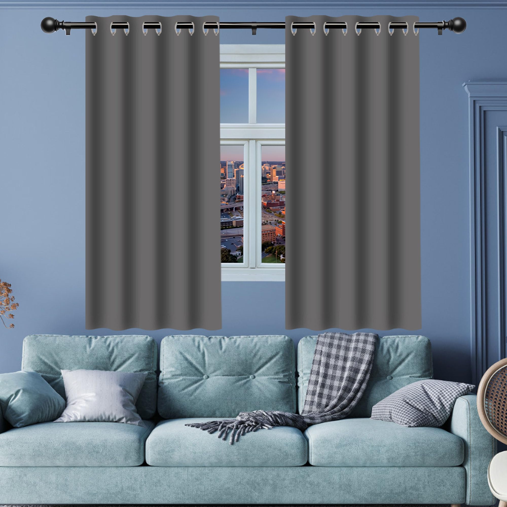 Rideau thermique isolant anti froid 158x160 pour créer un cocon doux dans la chambre