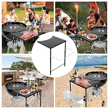 Amazon.com : Grill Side Table for Weber Kettle 22/26, Weber