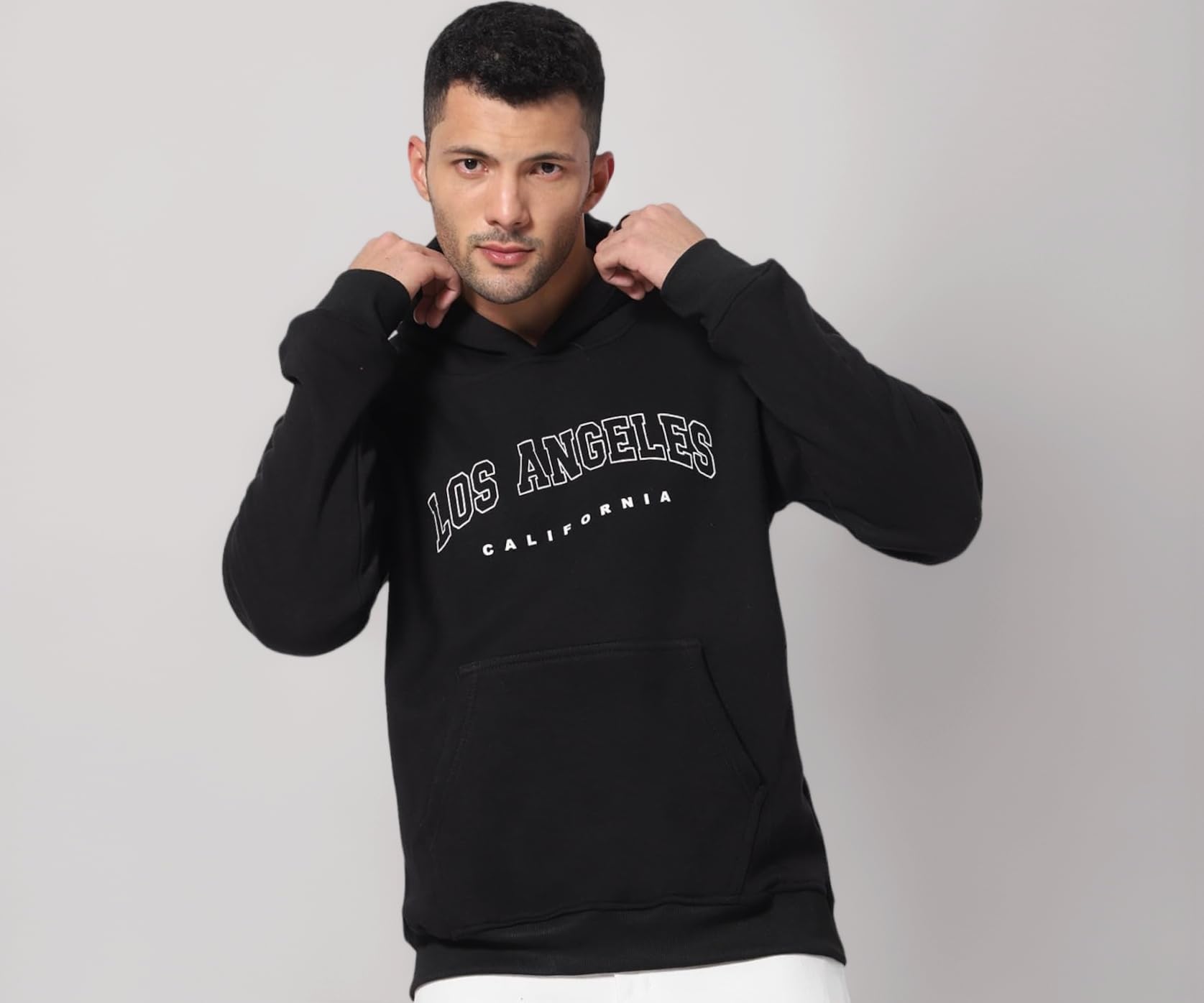 Oversize Baggy Hoodie (Los Angeles) Hoodie for Men Winter Wear