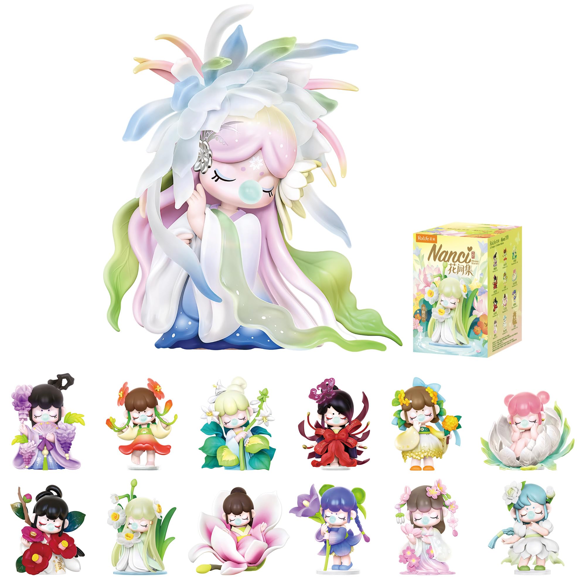 Amazon.com: Rolife Nanci Blind Box-Flower Collection Series-Cute