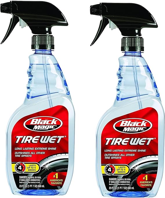 Black Magic BM23 Tire Wet, 23 oz. 2 Pack Automotive