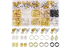 200 Pcs Loc Hair Jewelry for Braids: Adorn Your Locs