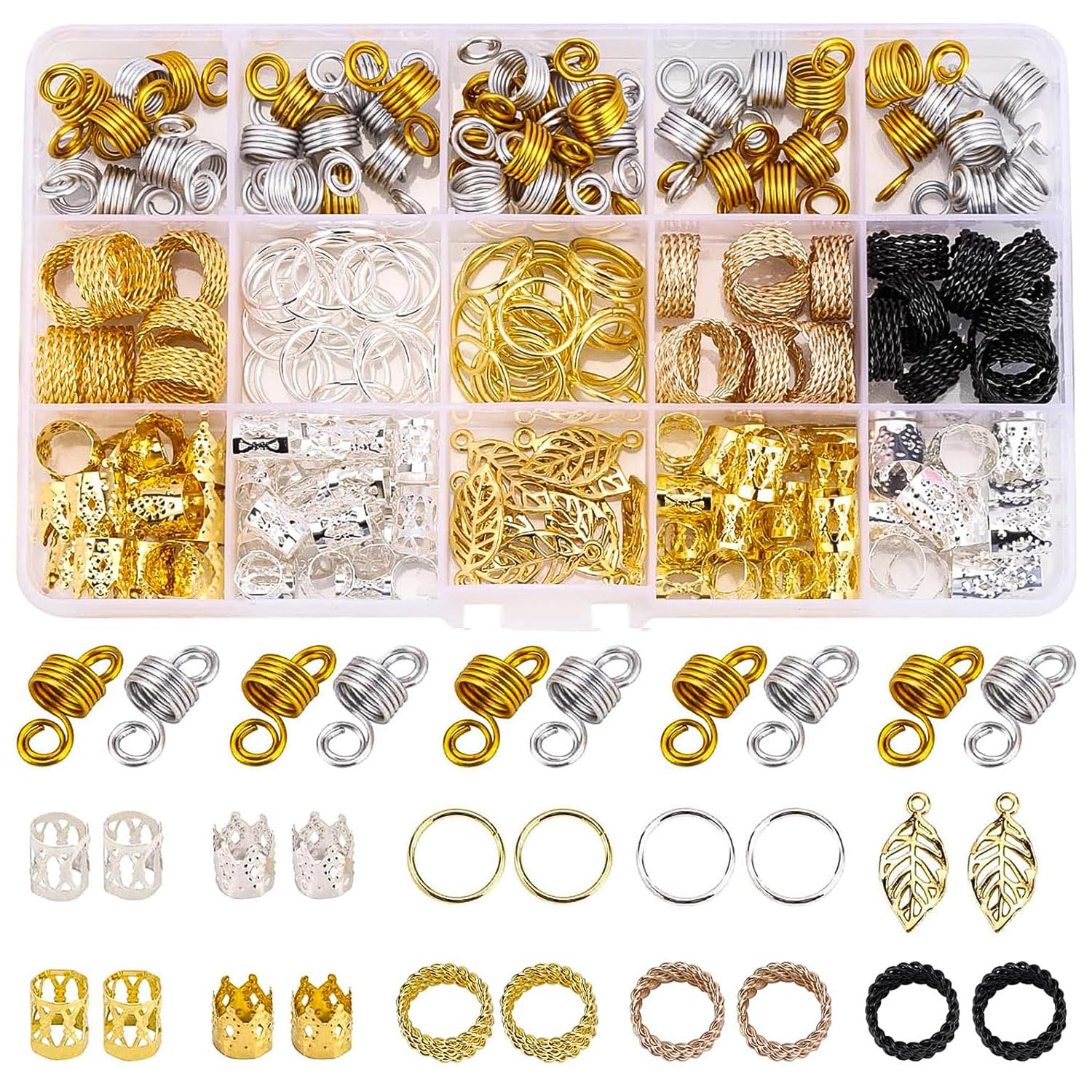 Hair Cuffs Decorations Dreadlock Accessories Metal