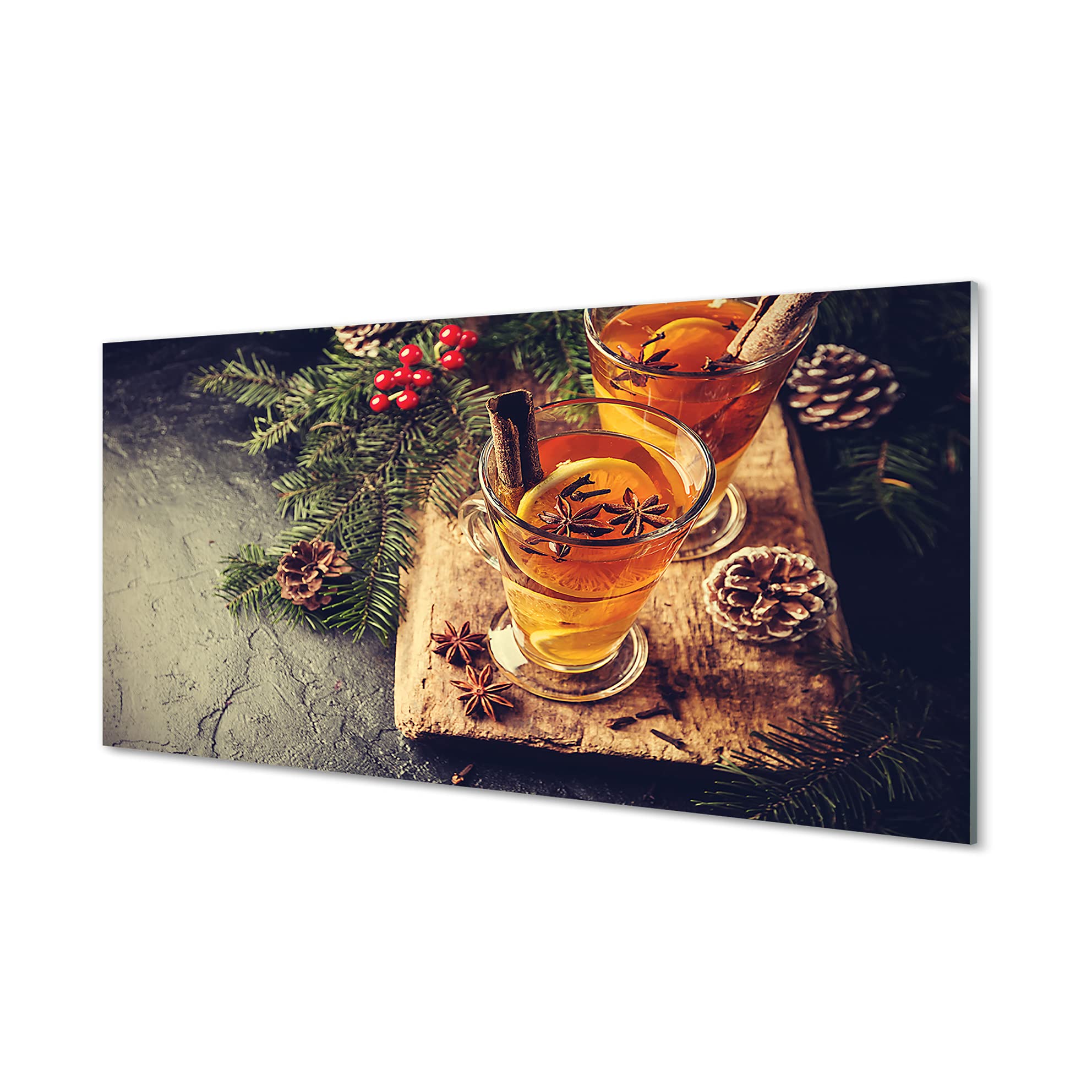 Dosseret en verre trempé 120x60cm, la décoration murale idéale pour illuminer votre cuisine