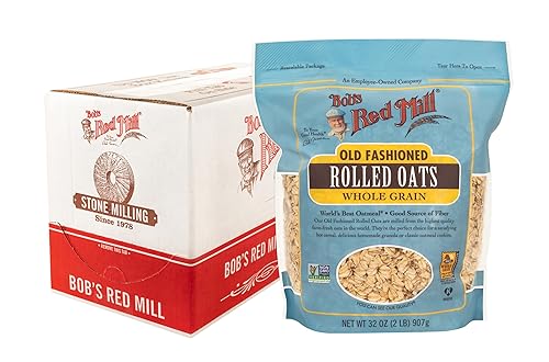 Bob's Red Mill Avena Rolled Reg Old Fshnd, 32 onzas (paquete de 4)