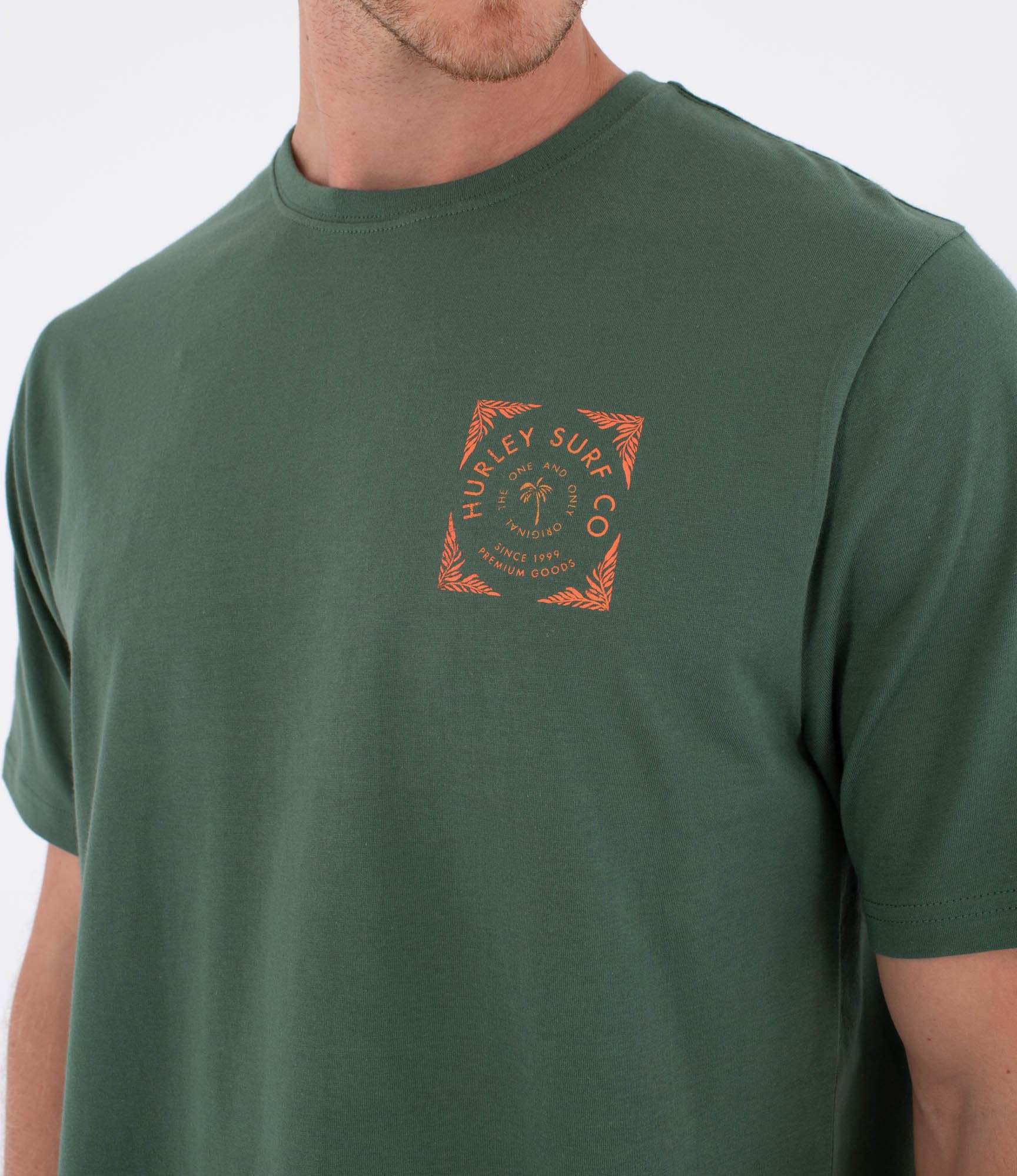 Hurley T-Shirt Short Sleeve Men - Printing Press Savage T-Shirt Uomo