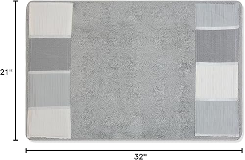 Miniatura 3 de Popular Bath Modern LINE, Alfombra de baño, gris