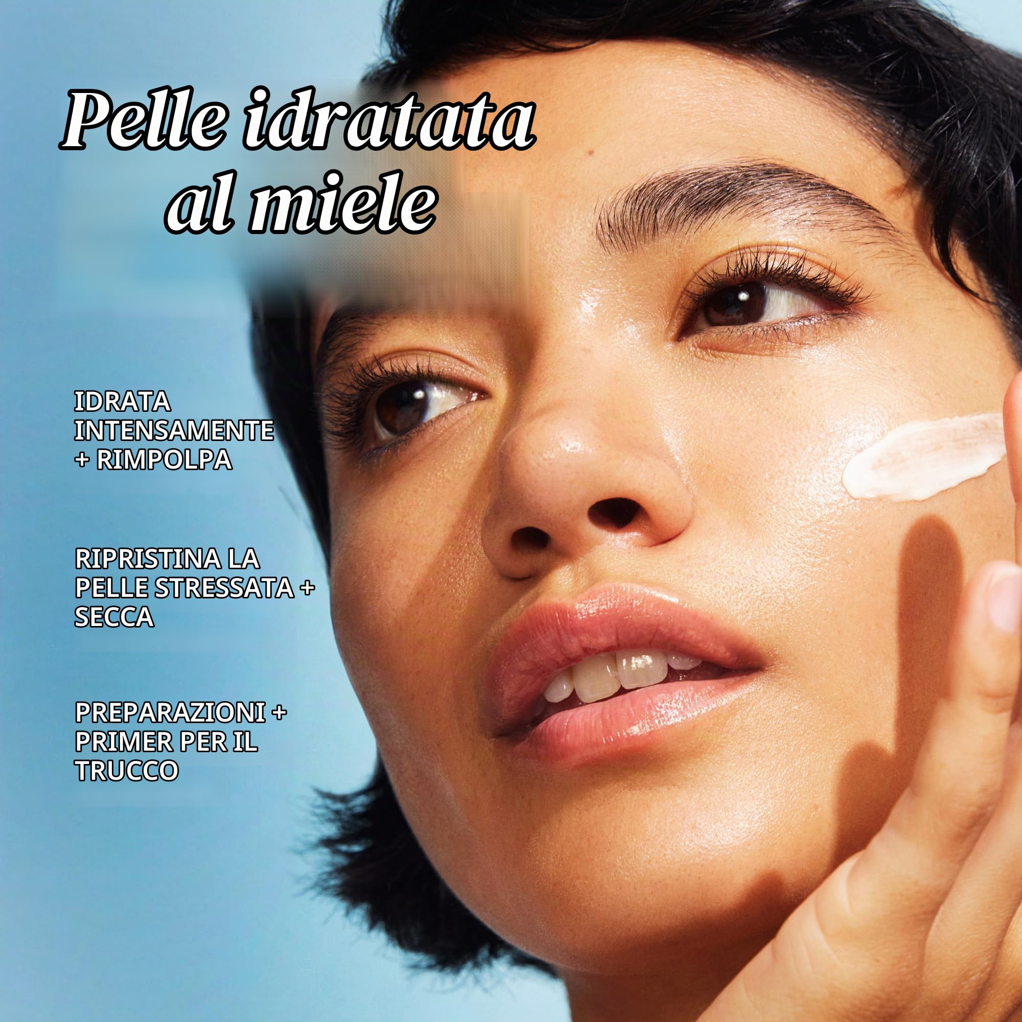 Farmacy Honey Halo Ceramide Face Moisturizer Cream - Lozione viso idratante per pelle secca (1,7 once)