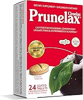 Vista 12 de Prunelax Ciruelax - Mini tabletas laxantes de fuerza regular, alivio nocturno para estreñimiento ocasional, extracto de senna, vegano y sin gluten