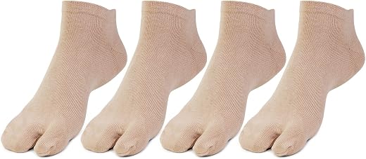 Bonjour Women’s Beige Cotton Regular Socks – Free Size (Pack of 3) | Soft &amp; All-Day Comfort Casual Socks