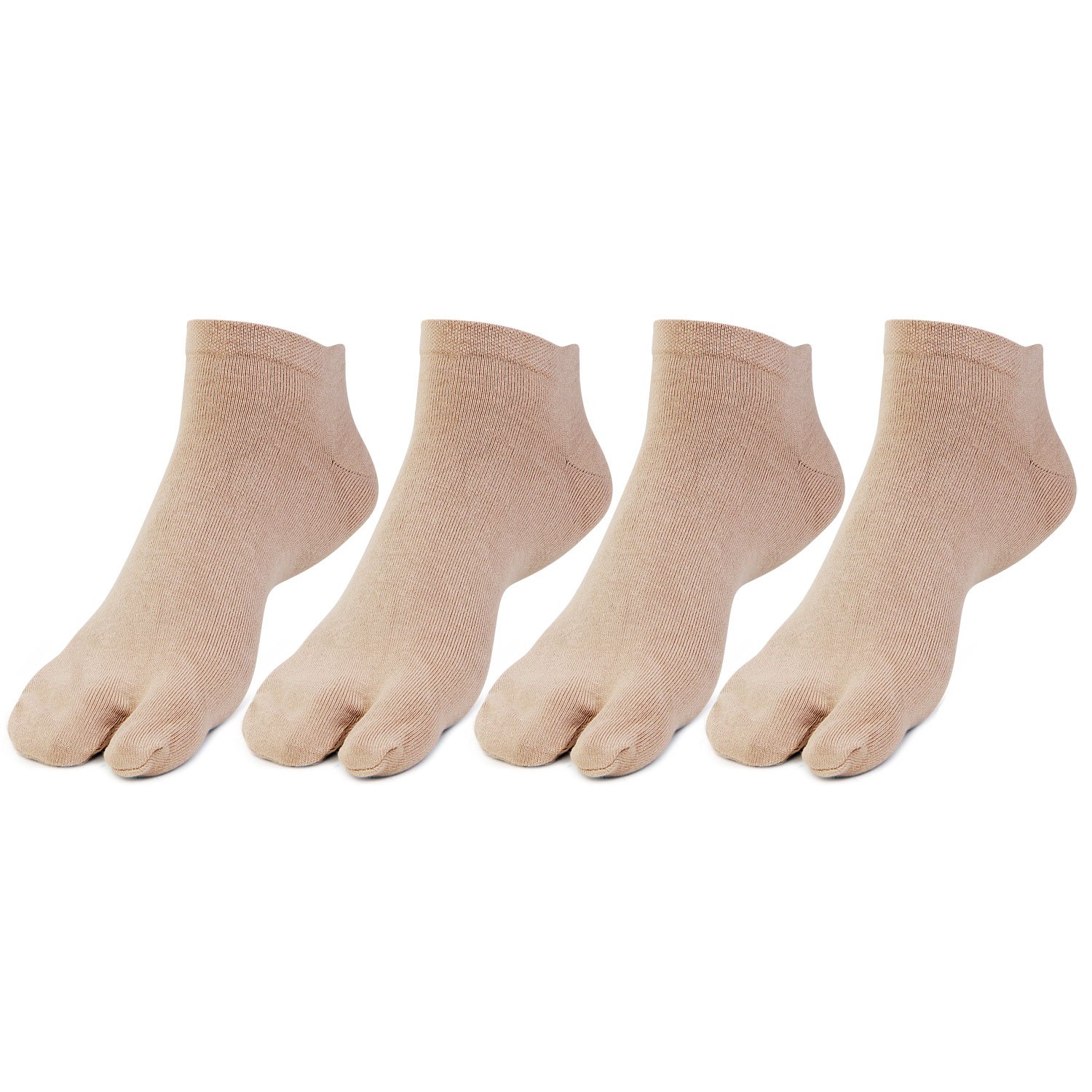 Bonjour Women’s Beige Cotton Regular Socks – Free Size (Pack of 3) | Soft & All-Day Comfort Casual Socks