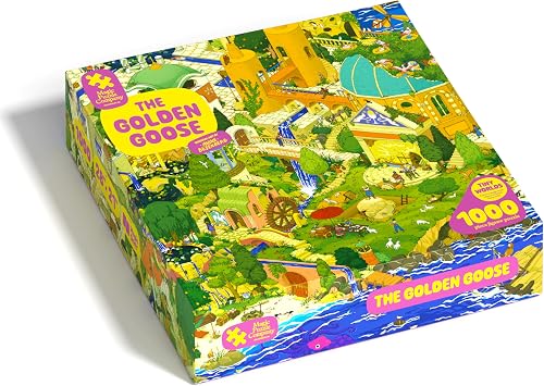 The Golden Goose • 1000-Piece Puzzle by The Magic Puzzle Company • Series 5 | Original handmade art filled with tiny details. Mind-blowing magical ending. Dozens of hidden secrets. No AI. No puzzle dust.
