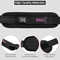 Vista 6 de Cinturón de empuje de cadera para ejercicio, entrenador de glúteos para entrenamientos en casa con acolchado extra, cinturón de empuje de cadera