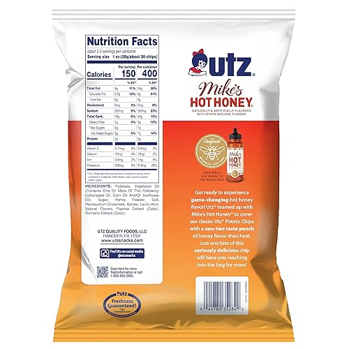 Miniatura 2 de Utz® Mike's Hot Honey - Papas fritas con sabor a miel; 2.625 onzas, 14 unidades