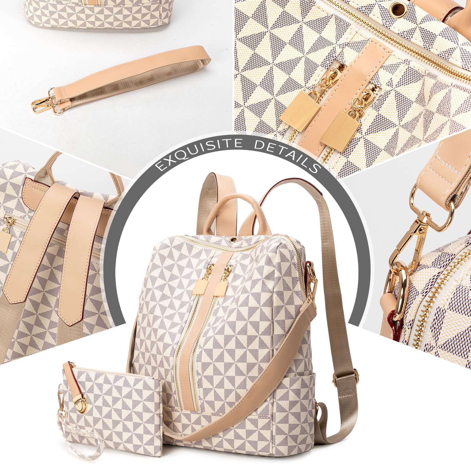 Womens Backpack Purse Leather Anti-theft Large Fashion Designer Travel Backpack Bag Men's Backpack Shoulder Bags