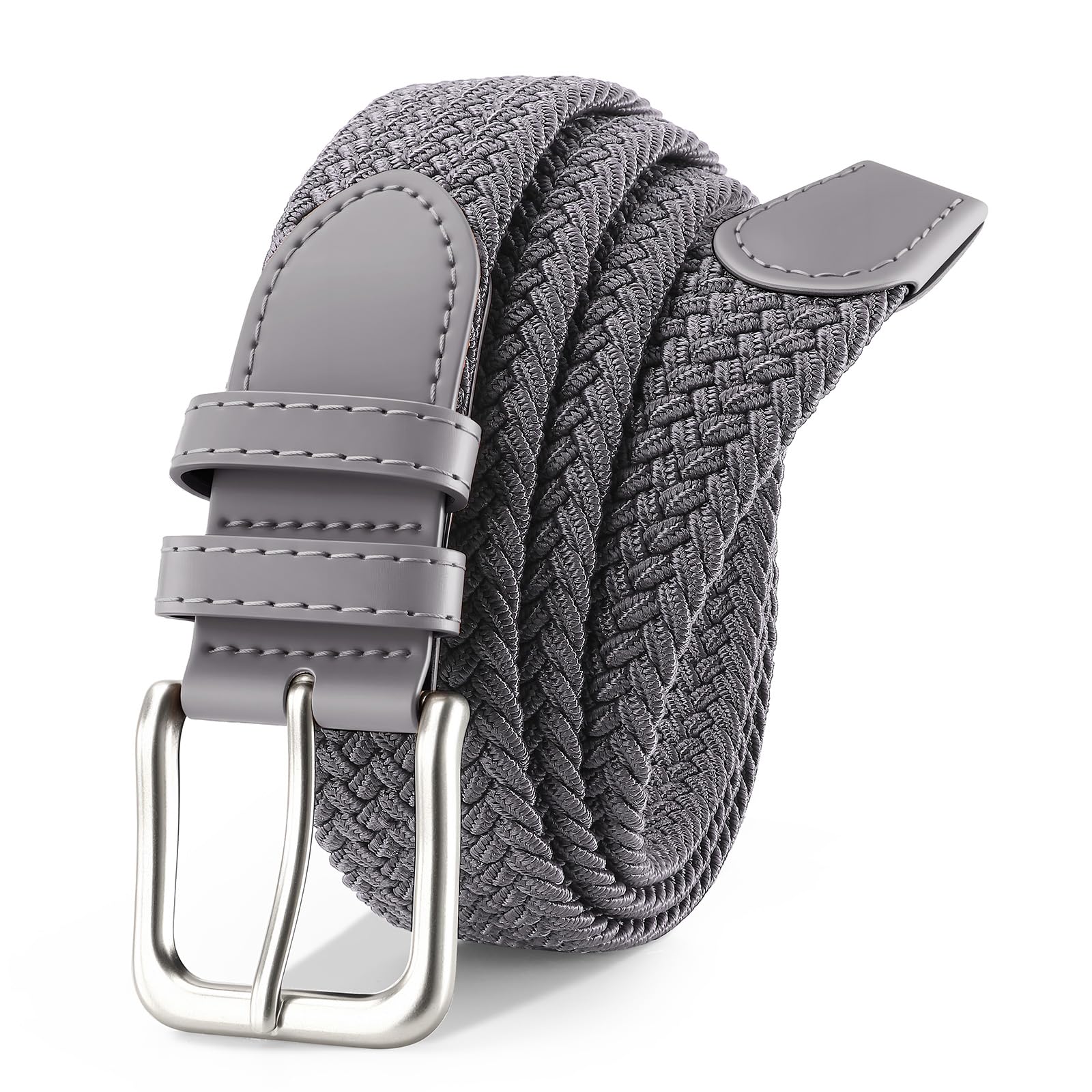 Mens Belt Braided Stretch Belt for Men Golf Pants Casual Shorts Jeans