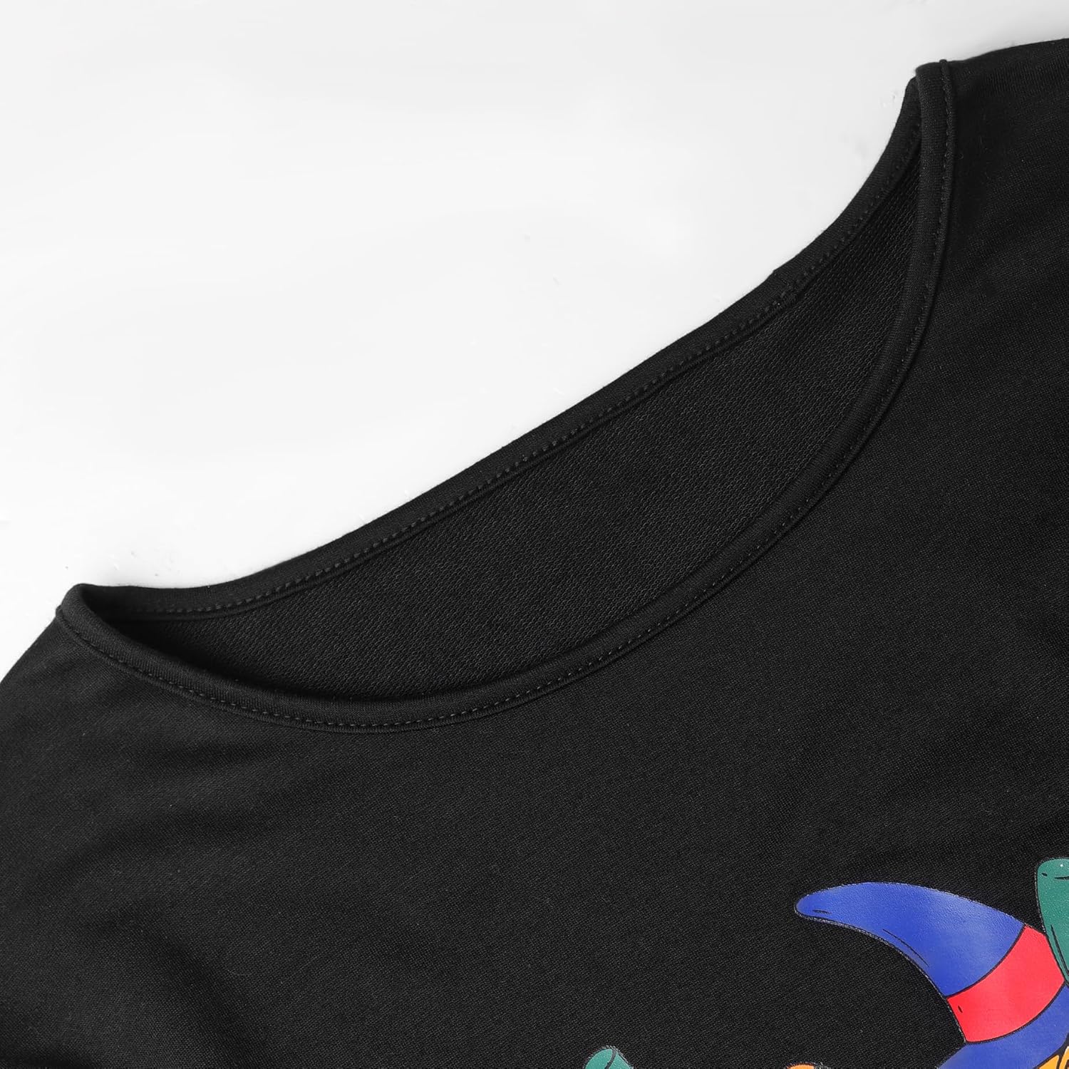 Women's Funny Halloween Pumpkin Face Sweatshirt Slouchy Witch Shirt Long Sleeve Pullover Tops for Thanksgiving Gift - Image 4