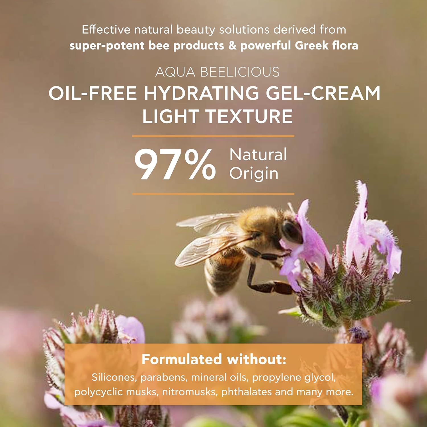 Apivita Oil Free Hydrating Light Gel Cream, Blue, Regular - Image 4
