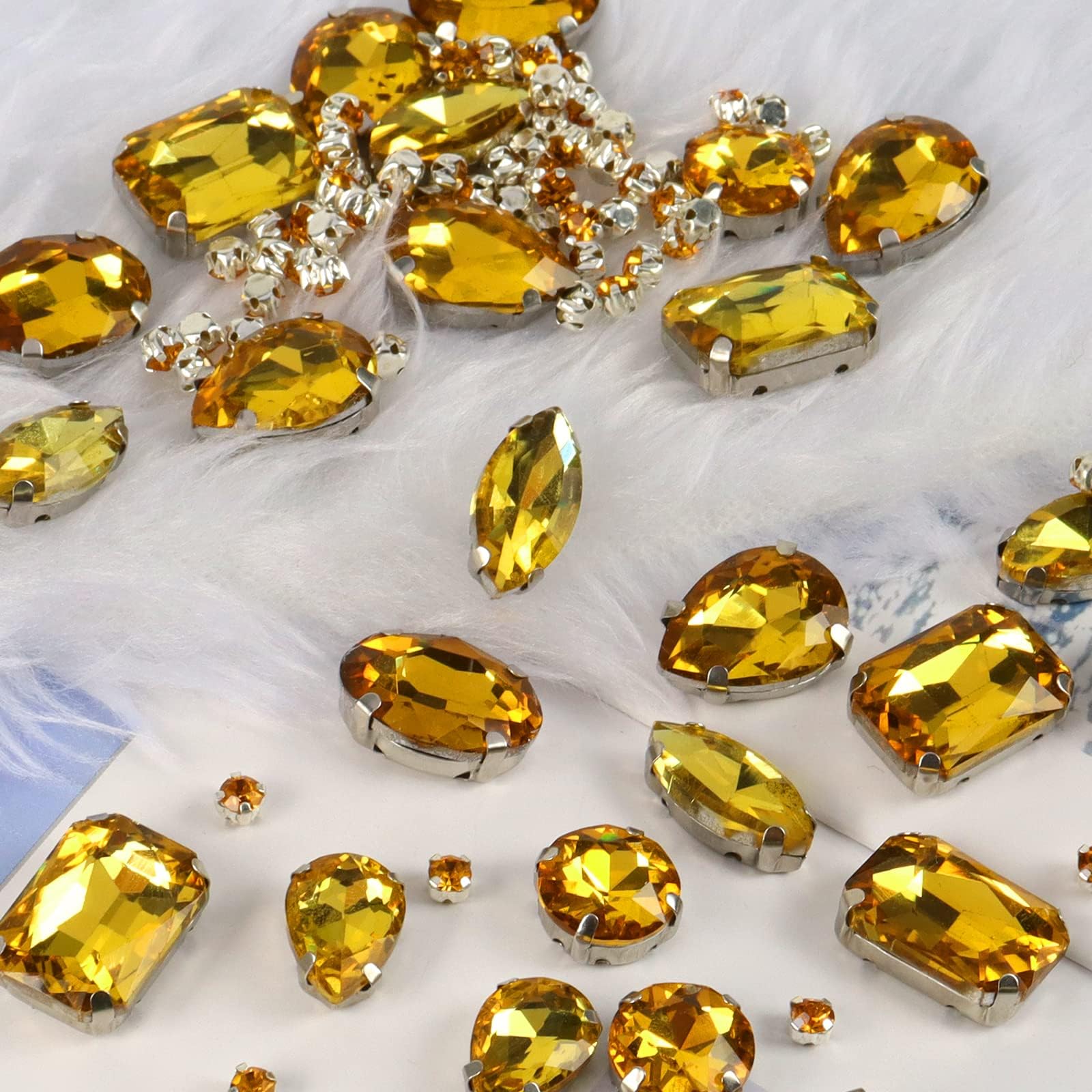 186 stuks strass-steentjes om op te naaien, sieradenstenen diamant, glas kristal strass strass-steentjes kleding decor diamant handgenaaid diamant-accessoire voor DIY-kleding bruidsschoenen accessoire