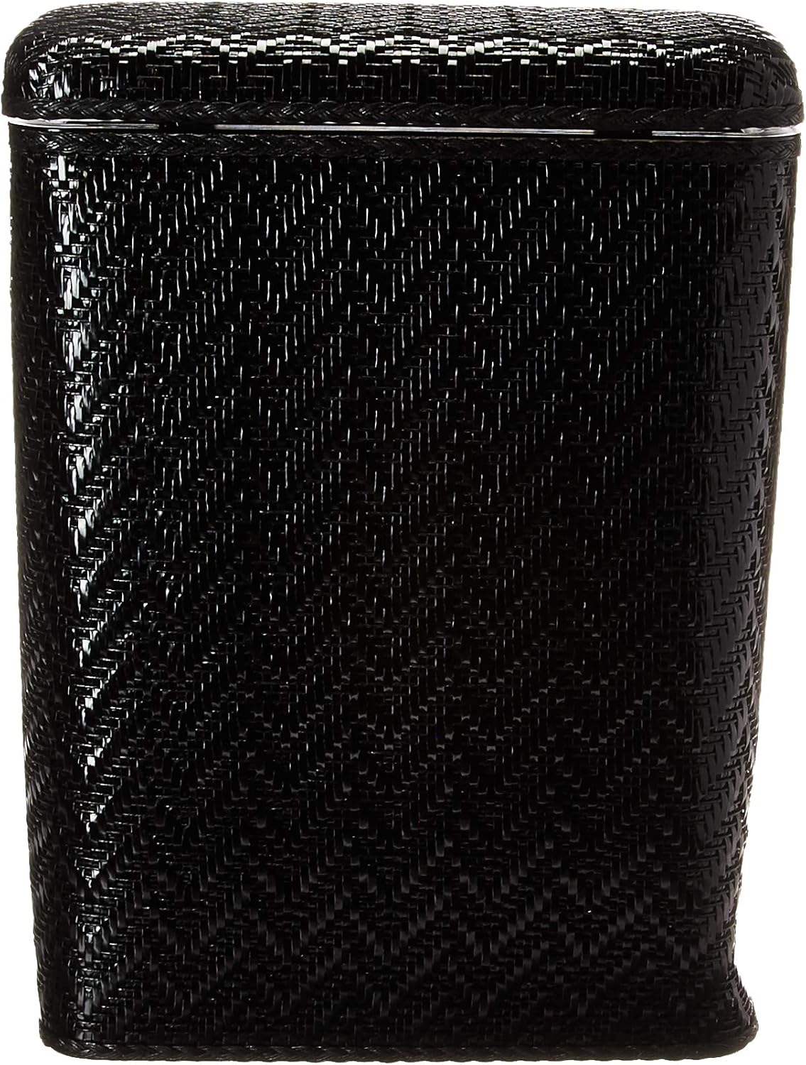 Redmon Elegante` Collection Wicker Hamper, Black Home & Kitchen