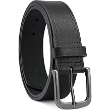 MILORDE Full Grain Leather Belt for Men, Daily Wear for Jeans Casual Pants, Handmade Men Leather Belts with Gift Box