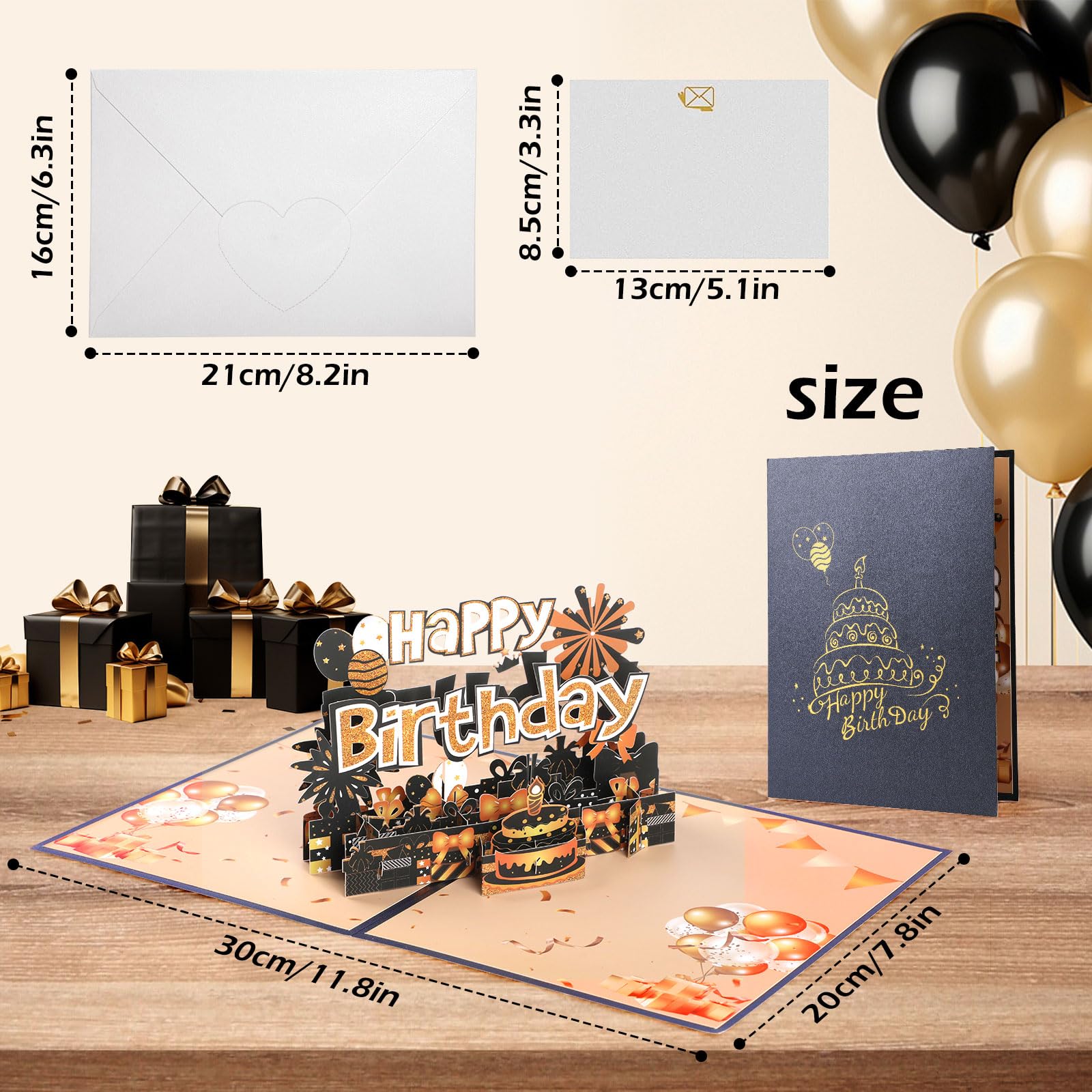 Pop Up Birthday Cards For Girls 3D Pop Up Birthday Card With Gold Coin ...