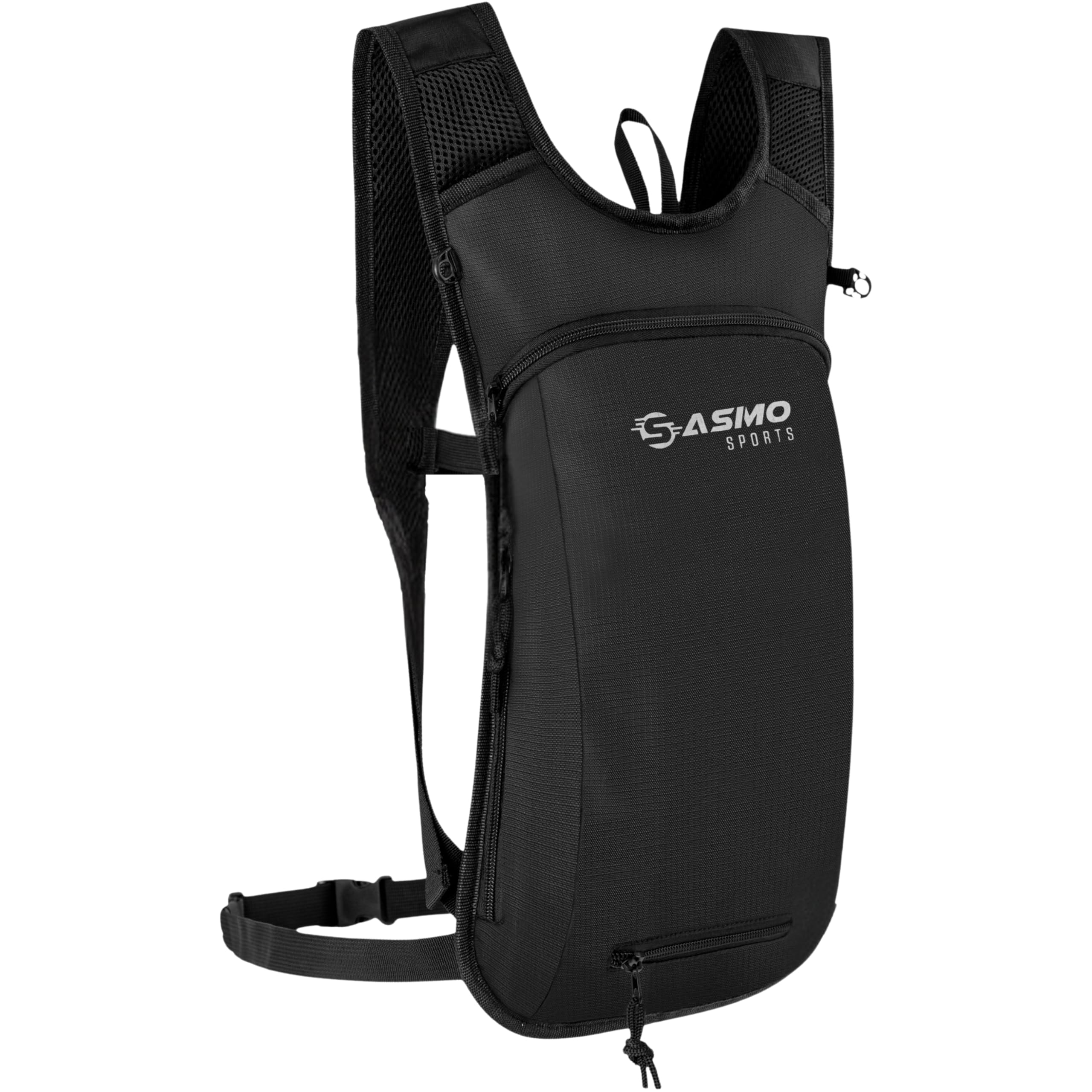 SASMO Waterproof Cycling Backpack with Hydration Bladder — Ultralight MTB, Bike & Ski Pack with Insulated Pocket, Rain Cover & Reflectors