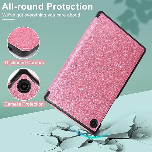 Miniatura 4 de Caweet Funda para TCL Tab 8 LE (Modelo 9137W) lanzamiento 2023, (1 pieza), funda de piel con cierre magnético, flor de almendra