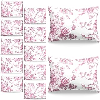 10 bolsas de maquillaje floral con cremallera...