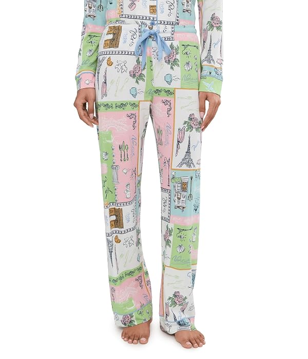P.J. Salvage, Women's, Whimsy Pajama Set, Natural 1, Large by PJ Salvage - Image 2