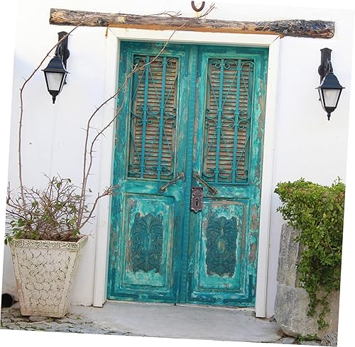 Miniatura 9 de Veemoon 2 unids Caja Maleta Cerradura de maleta Cerradura de hebilla y cerrojo Cerradura de gabinete de bronce rojo Cerradura de estilo antiguo