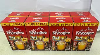 NY Coffee Instant Coffee Sachets 140g (80 Sachets) - Box of 8