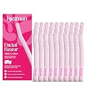 Hyuman® facial razors for women - pack of 10, facial hair remover razor, Dermaplaning Tool gallery image