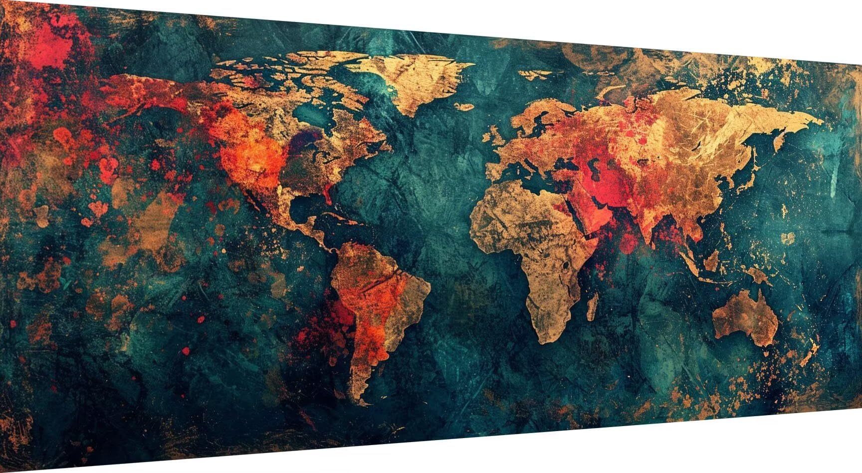 Mapa, zestawy artystyczne z diamentami, dla dorosłych, duży zestaw do malowania diamentowego w stylu retro, dla dzieci, pełne wiercenie, klejnoty, sztuka, obraz, kryształ, sztuka i rzemiosło,