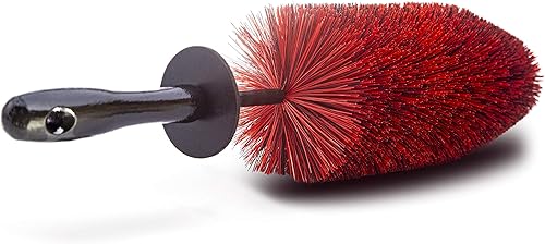 Miniatura 3 de Brush Big - Red - Limpiador de llantas para automóviles, bicicletas, camiones, motocicletas y otros vehículos. Herramienta de detallado automático