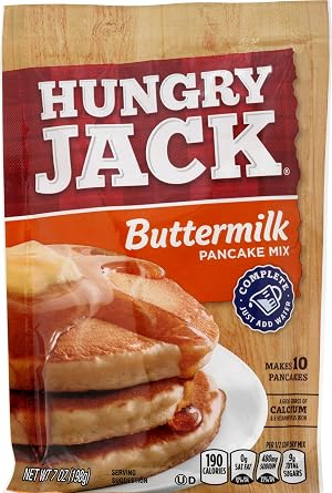 Hungry Jack Complete Buttermilk Pancake and Waffle Mix, 7 Ounce
